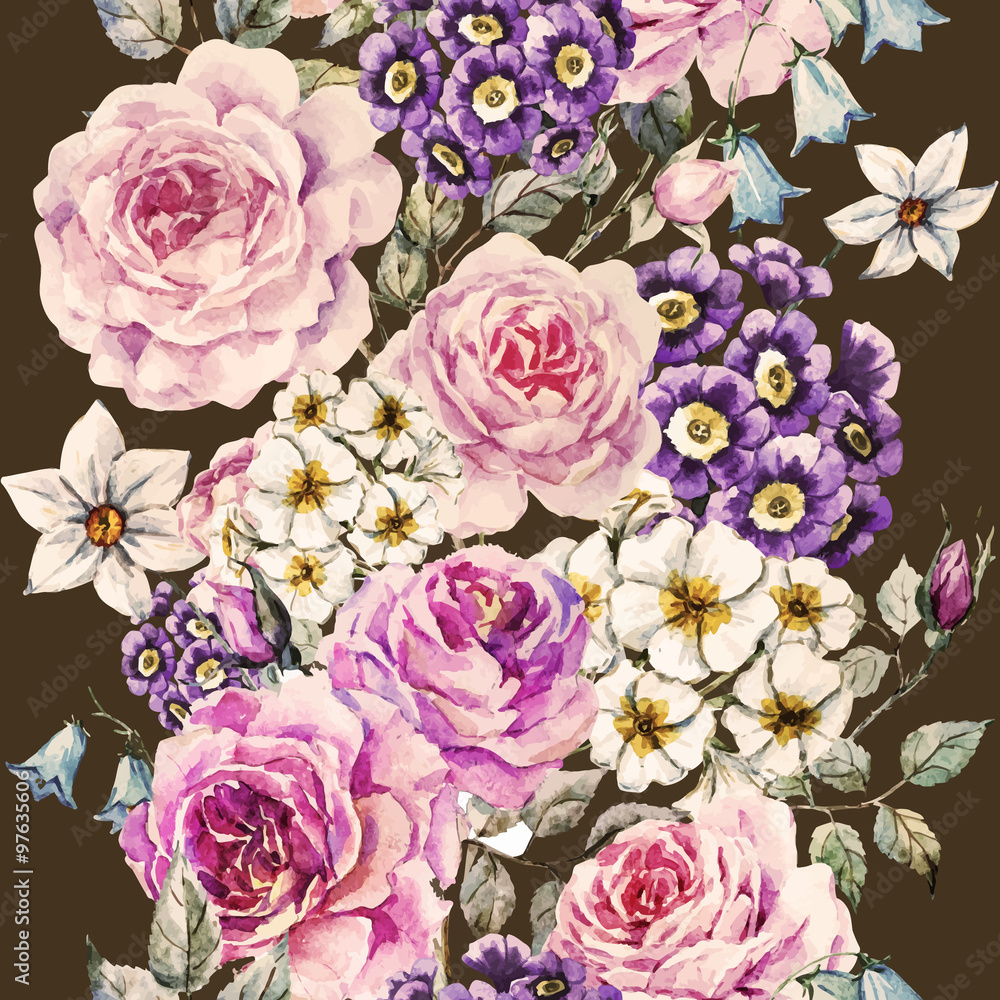 Vector floral pattern Vector floral pattern