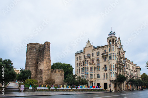 City view of the capital in Baku, Azerbaijan photo