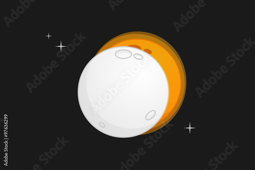 eclipse vector illustration