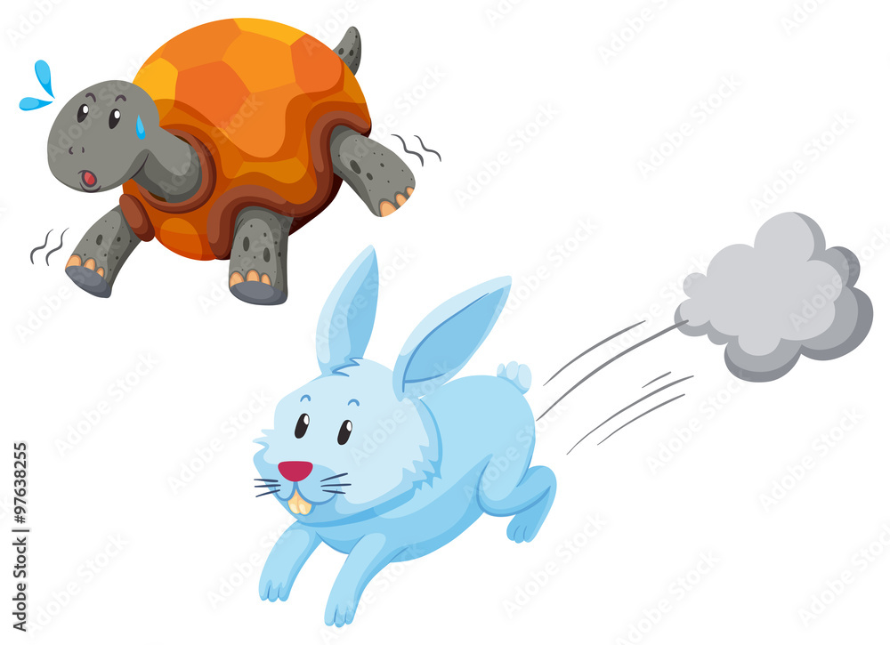 Turtle and rabbit racing Turtle and rabbit racing