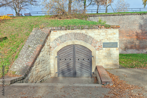 Photography Gorlice casemate (1700) in Vysehrad fort in Prague. UNESCO site