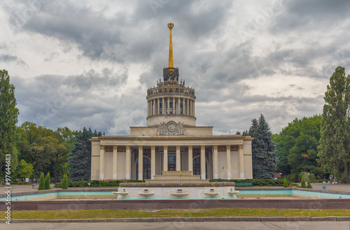 Central pavilion of 