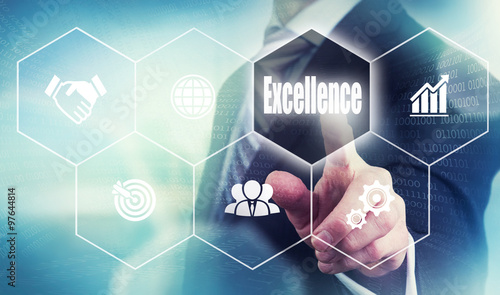 Bild auf Leinwand Excellence Concept
