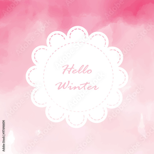 Light white pink love pastel background in winter © piixypeach