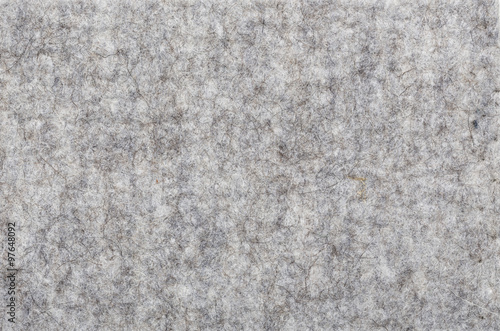 macro of grey felt texture for backgrounds