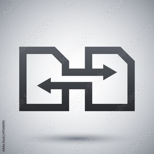 Change SIM cards vector icon