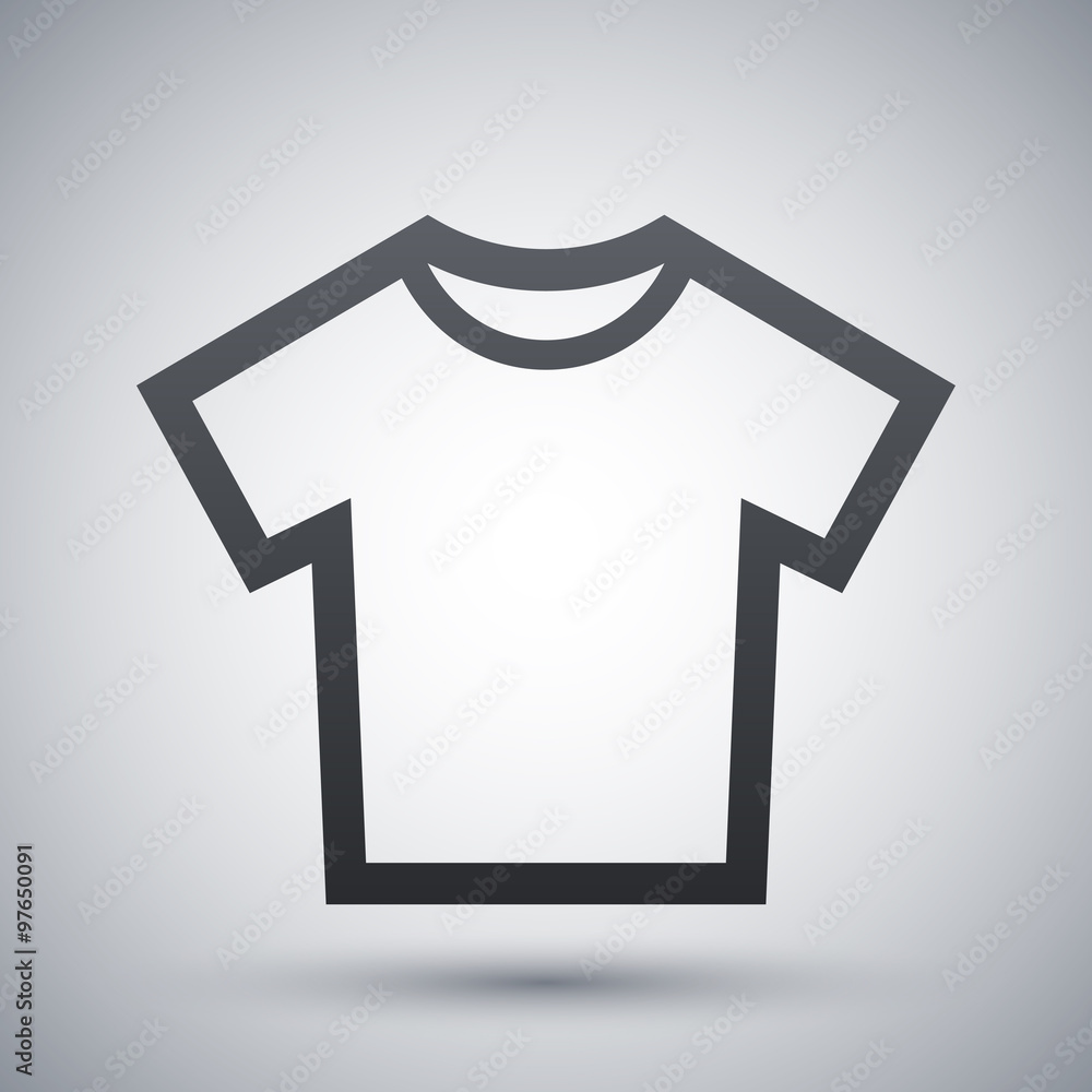 Vector T-shirt icon Vector T-shirt icon