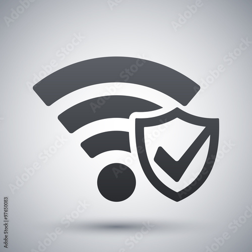 Vector Wi-Fi Security Icon