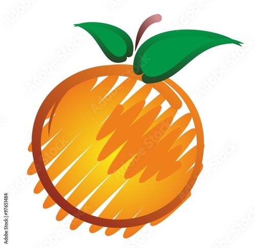 Orange. 