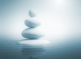 Zen stones in balance