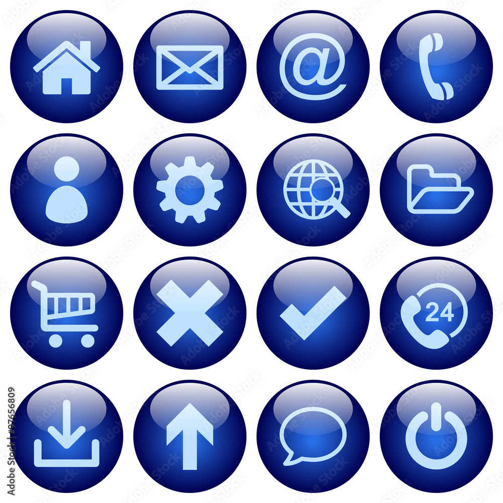 Basic web buttons. Hover status. Basic web buttons. Hover status.