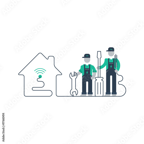 Internet connection support team