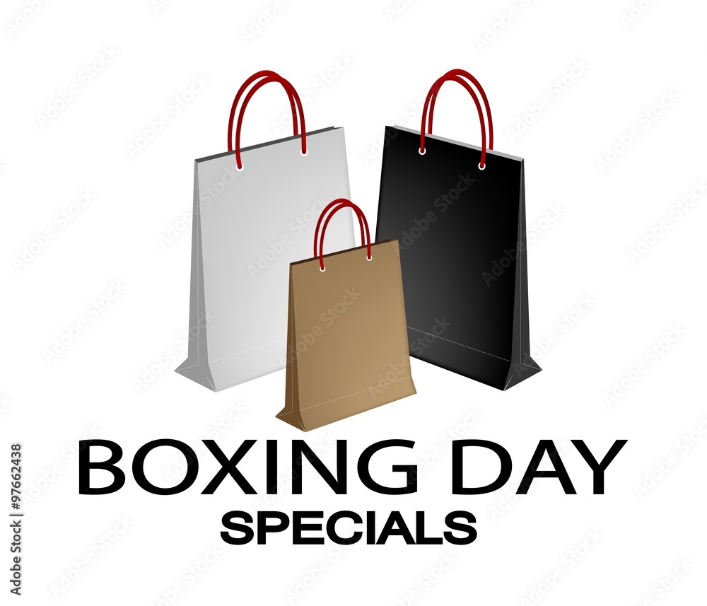 Paper Shopping Bags for Boxing Day Special Paper Shopping Bags for Boxing Day Special