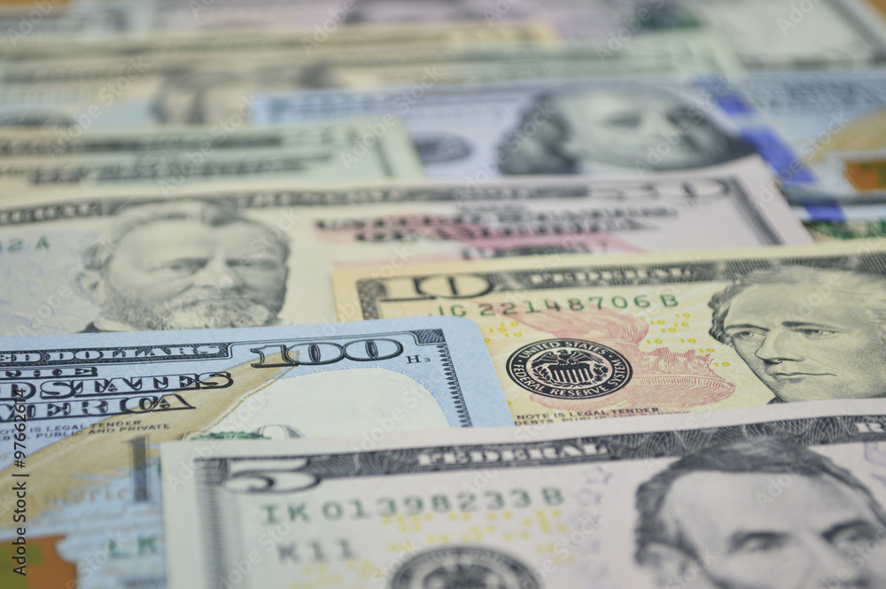 Dollar bank note money for background Dollar bank note money for background