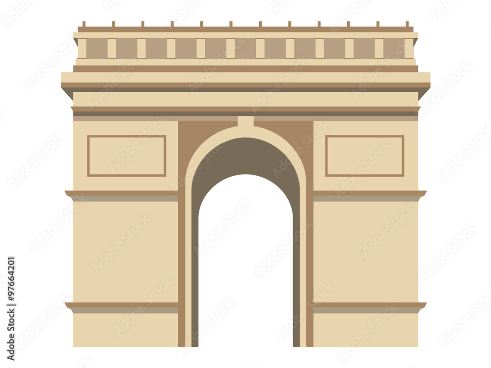 Triumphal Arch. Paris.
