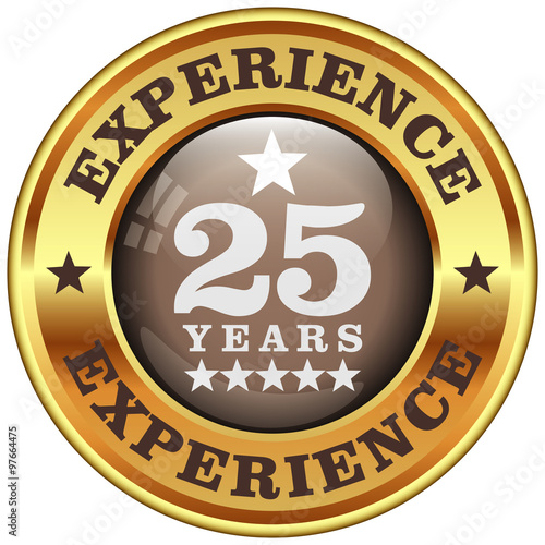 25 years experience rosette