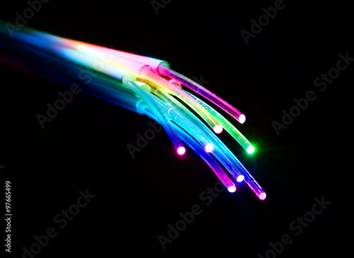 multicolor fiber optics