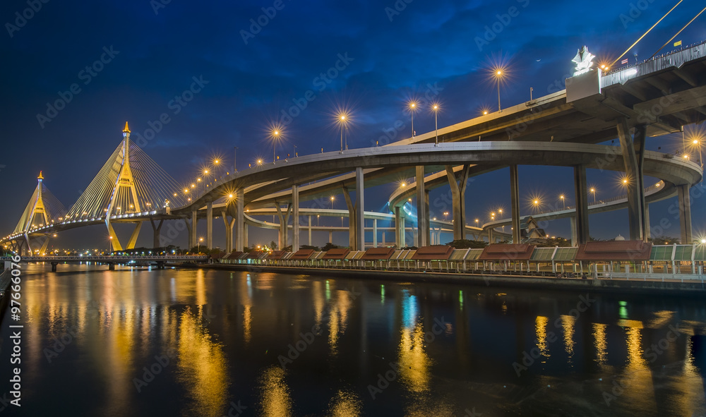 River Bridge in Bangkok