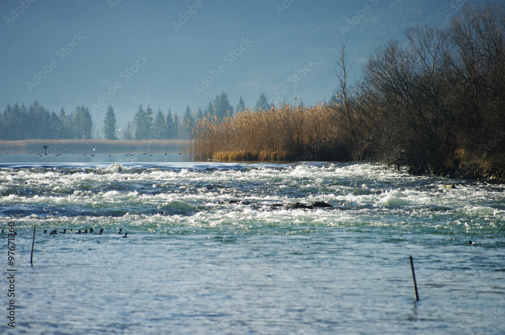 Naklejka premium Fluss