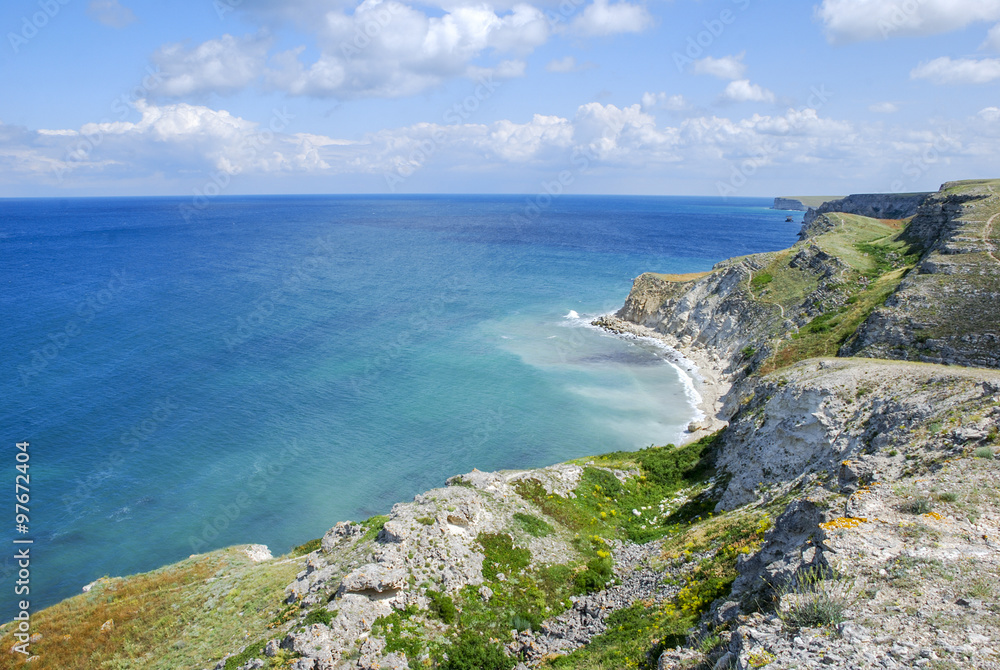 Seashore.Tarhankut,,Dzhangul. Crimea