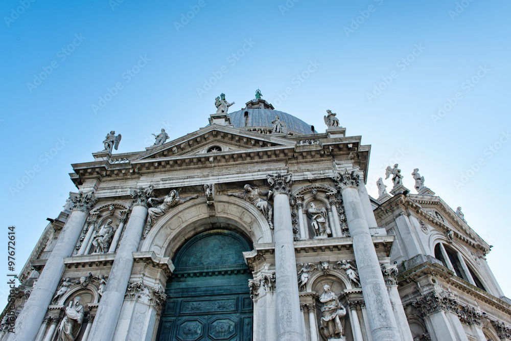 The Basilica Santa Maria della Salute in Venice