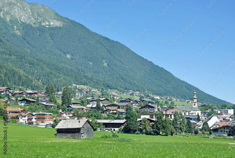 der beliebte Urlaubsort Fulpmes im Stubaital in Tirol,Österreich