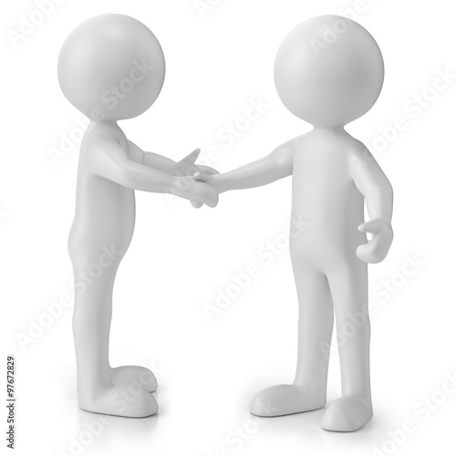 3d men, stickman explanation of the information