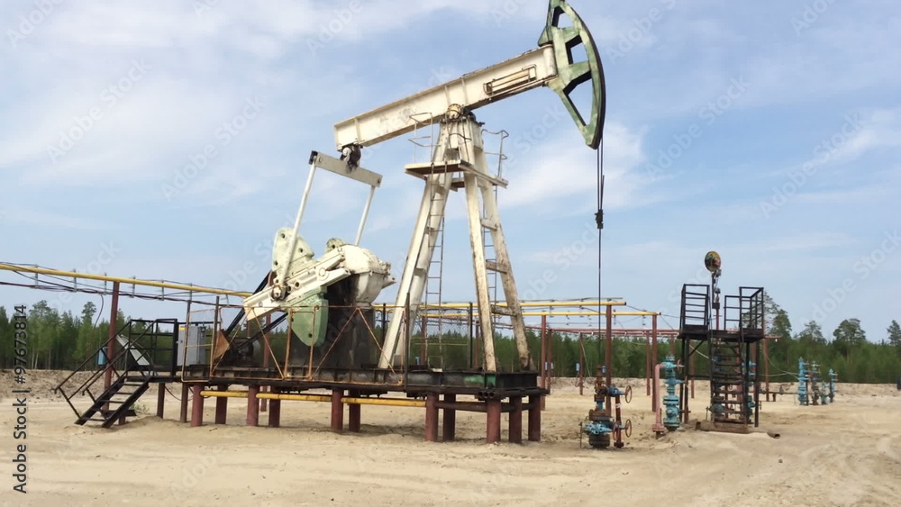 Fossil Fuel Energy, Oil Pump, Pumpjack, Old Pumping Unit, Jack Pump, Donkey Fossil Fuel Energy, Oil Pump, Pumpjack, Old Pumping Unit, Jack Pump, Donkey