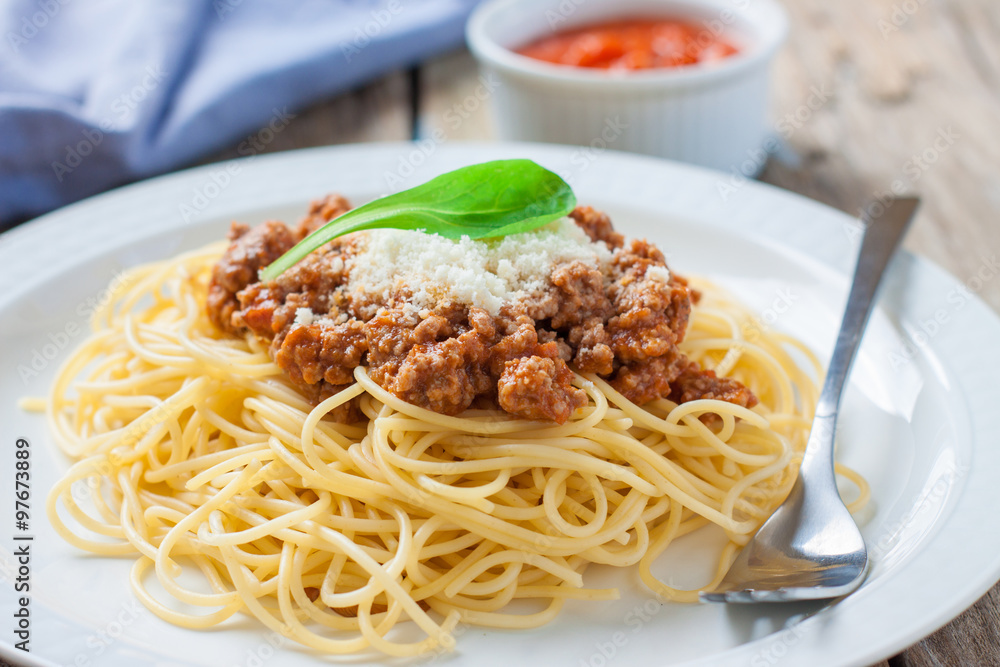 Italian pasta bolognese