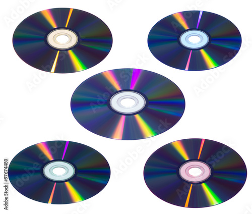 CD DVD isolated