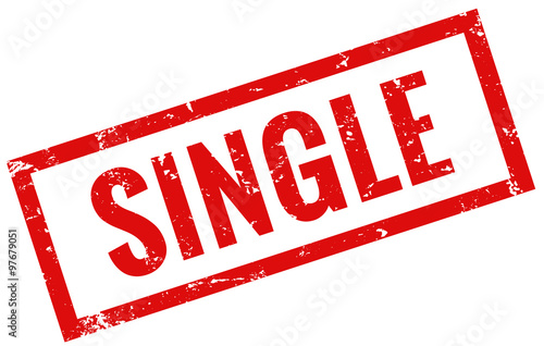 Single Stempel rot