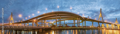 River Bridge in Bangkok photo
