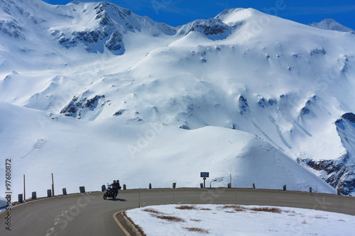 High alpine road