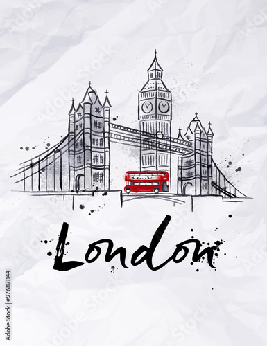 Plakat Plakat Londyn