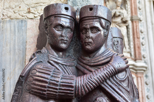 Two of the Portrait of Four Tetrarchs photo