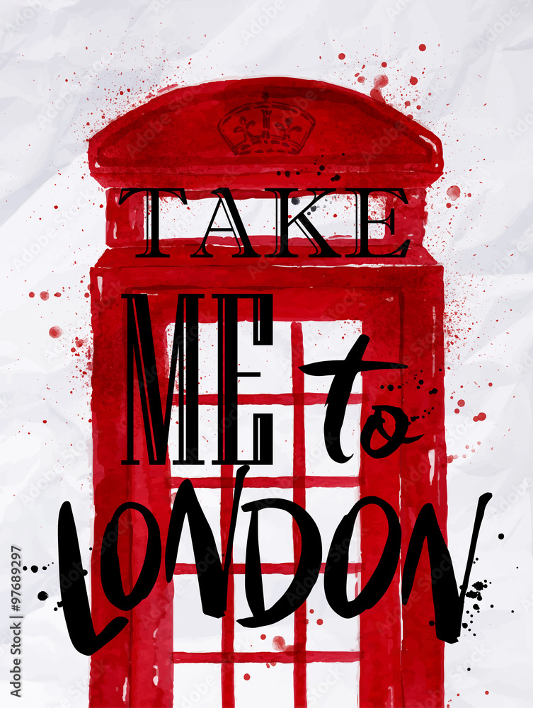 Poster phone booth