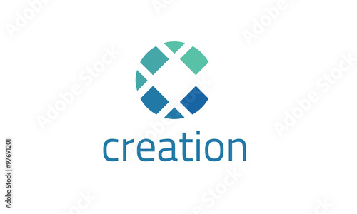 C Logo - Creation Blue
