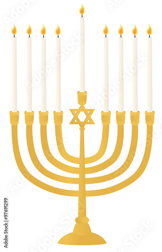 Hanukkah menorah