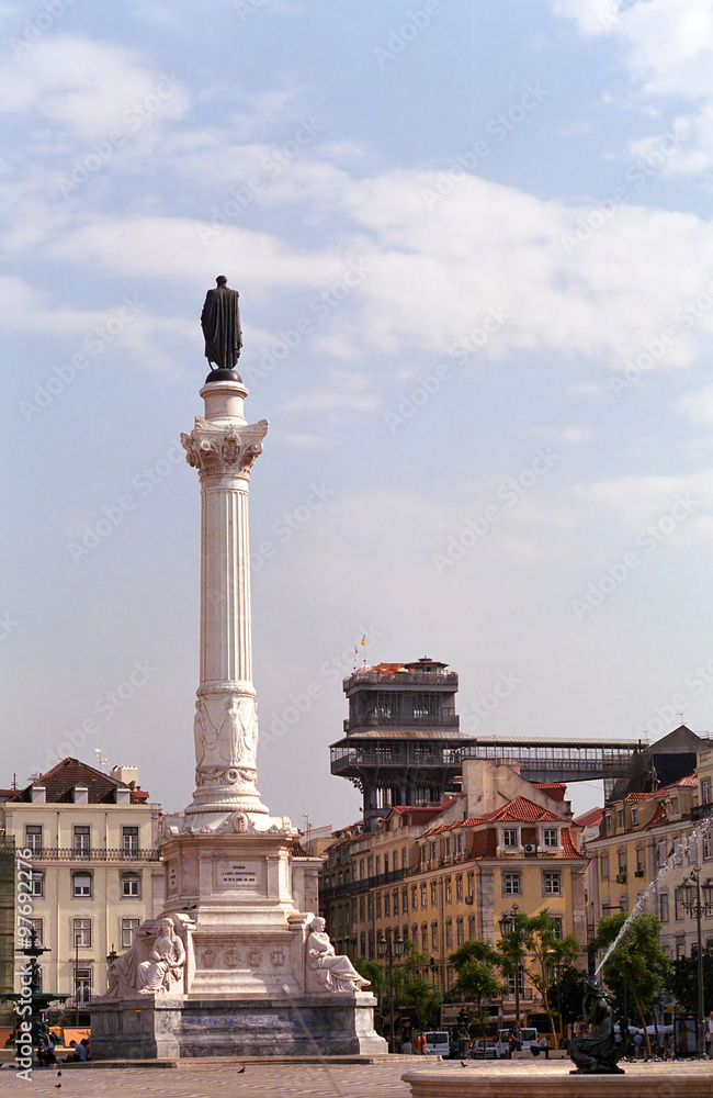 Statue of Dom Pedro IV., Lisbon, Portugal