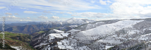 Panorama from O Cebreiro   Spain
