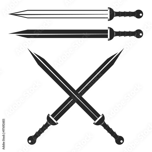 Swords vector illustration