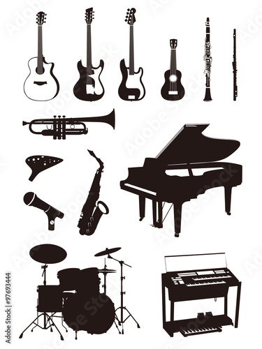楽器シルエット