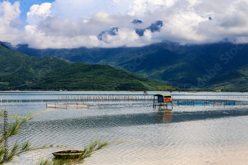 Wallpaper Mural Lap An lagoon, Lang Co town, Hue, Vietnam. This lagoon is an 800 ha brackish water lagoon and a favourite destination for photographers, especially in the sunset. Torontodigital.ca