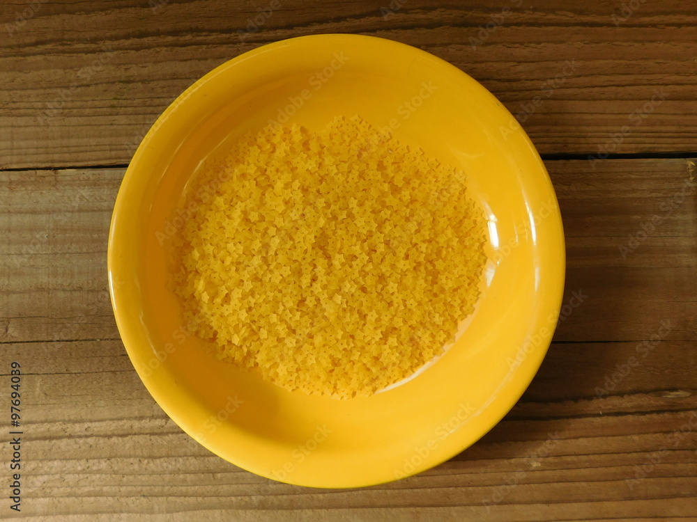 dough on wooden base