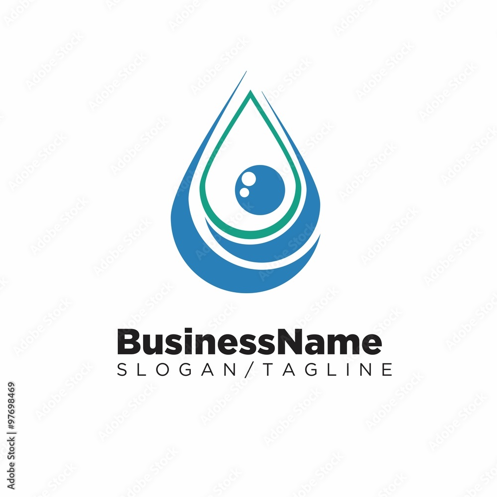 Water Power Energy Nature Company Logo Icon Vector Water Power Energy Nature Company Logo Icon Vector