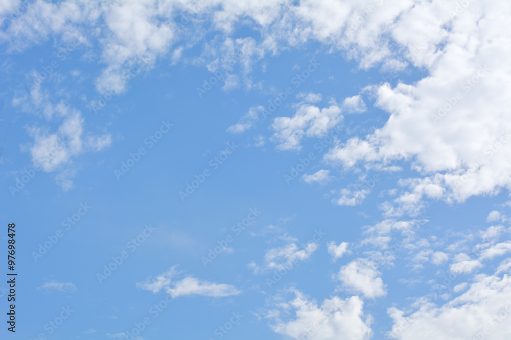 Blue sky. Blue sky.