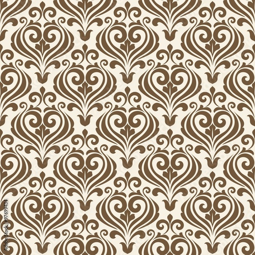 Seamless damask pattern.