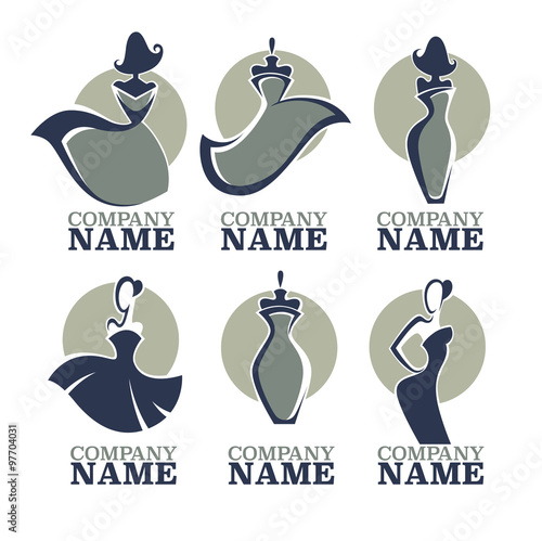 fashion and beauty logo and emblem collection..