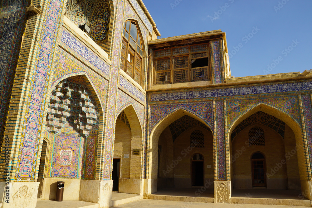 Nasir al-Mulk Mosque  in Shiraz, Iran.