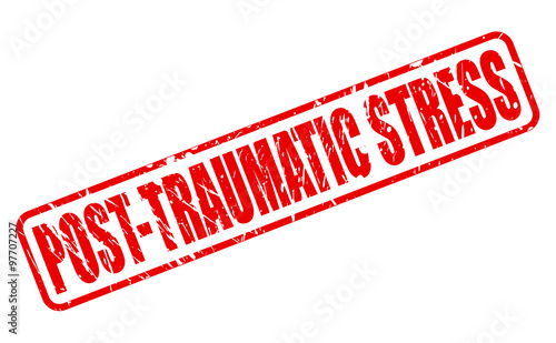 POST-TRAUMATIC STRESS red stamp text